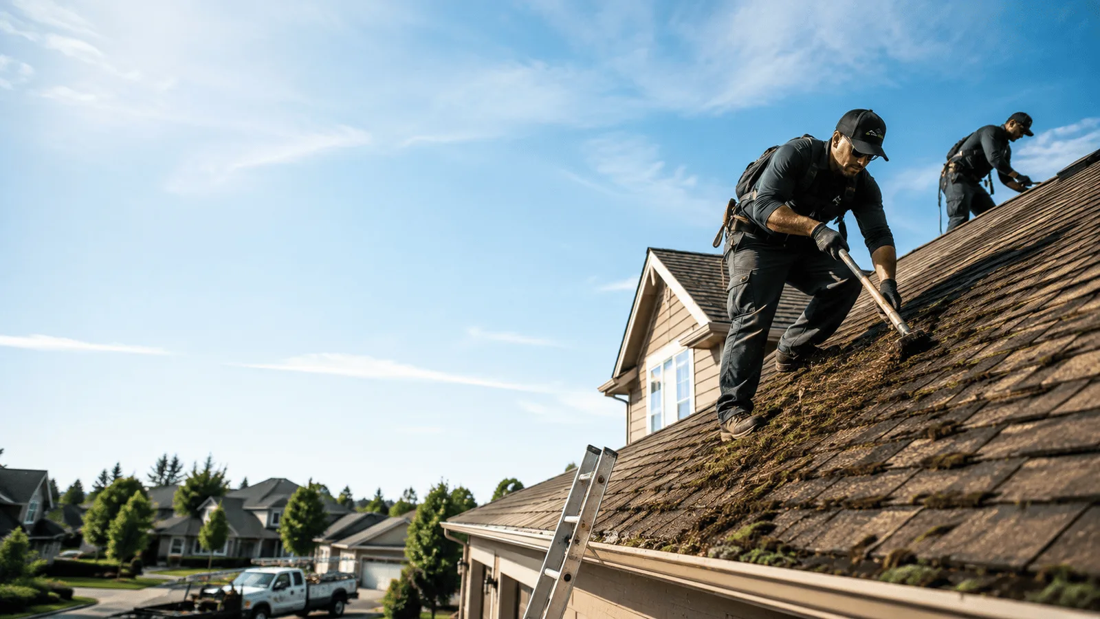 Roof Moss Removal in Beech Grove, IN near me